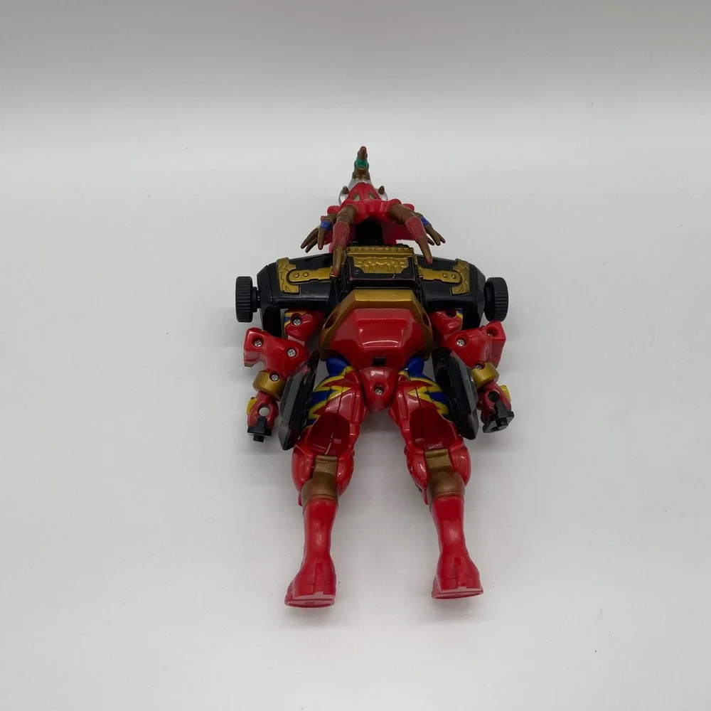 Bandai Power Rangers Dino Thunder Triassic Ranger Red Action Figure 2003 Vintage